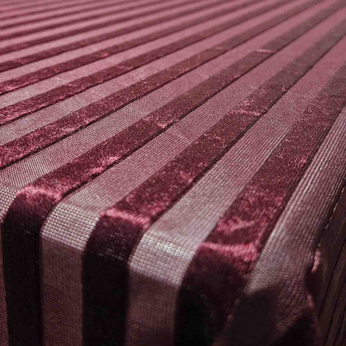 Скатертина прямокутна Exklusiv jacquard Silver Бордо 160*220