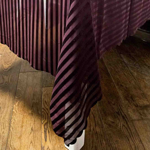 Скатертина прямокутна Exklusiv jacquard Silver Бордо 160*220