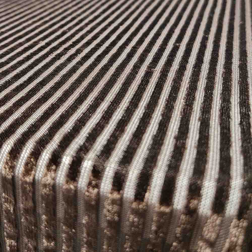 Скатертина прямокутна Exklusiv jacquard Silver Темно-коричнева 160*220