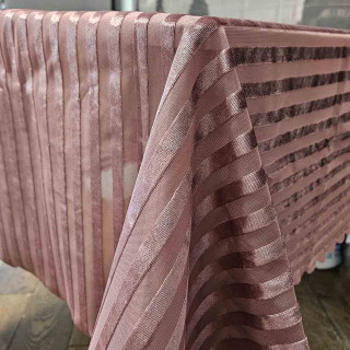 Скатерть прямоугольная Exklusiv jacquard Silver Пудра 160*220