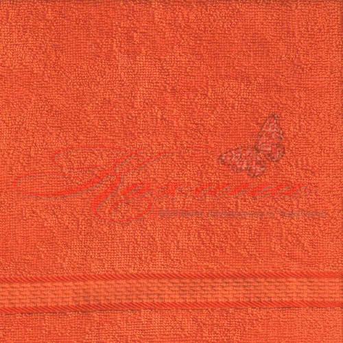Полотенце махровое Узбекистан оранжевое