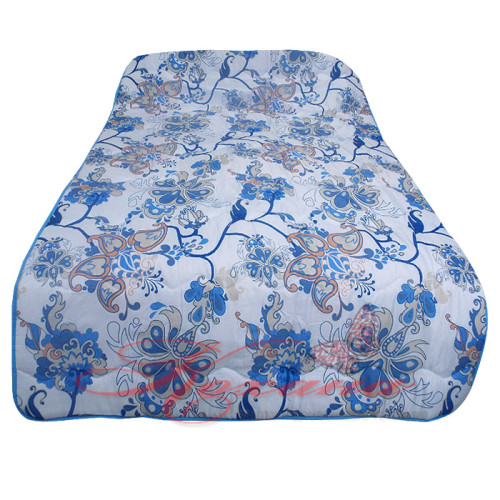 Одеяло силиконовое стеганое ТМ Вилюта Стандарт голубые цветы