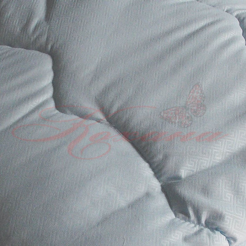Одеяло летнее силиконовое ТМ Вилюта микрофибра голубое