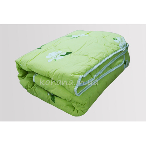 Одеяло силиконовое стеганое ТМ Вилюта зеленое