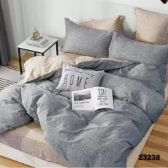 Постільна білизна з простирадлом на резинці ТМ ISLEEP ранфорс 23238 Постільна білизна з простирадлом на резинці ТМ ISLEEP ранфорс 23238