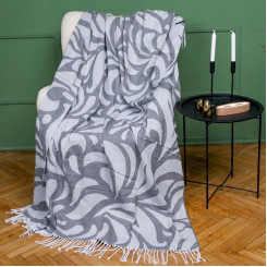 Плед ТМ Vladi Валенсія CAMELLIA біл-дим