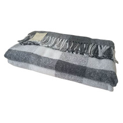 Плед ТМ Vladi Palermo PICTOR/08 білий-дим-св.антр