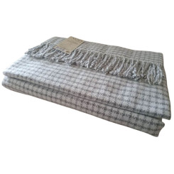 Плед ТМ Vladi Palermo ЛАПКИ 37S/VELIA білий-дим