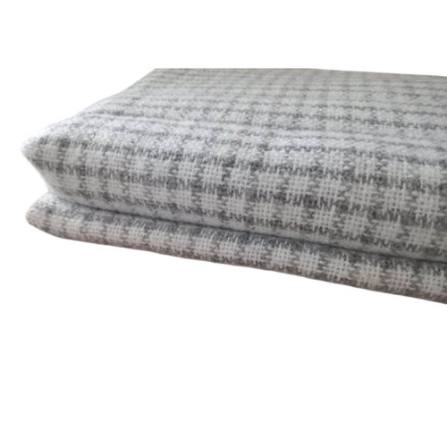 Плед ТМ Vladi Palermo ЛАПКИ 37S/VELIA белый-дым