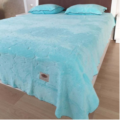 Покривало із наволочками ТМ Zeron Ultra Soft бірюзове