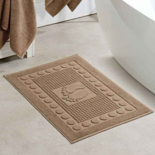 Полотенце махровое для ног TM ZERON EPONJ бежевое