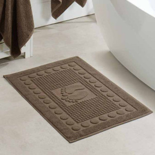 Рушник махровий для ніг TM ZERON EPONJ коричневий