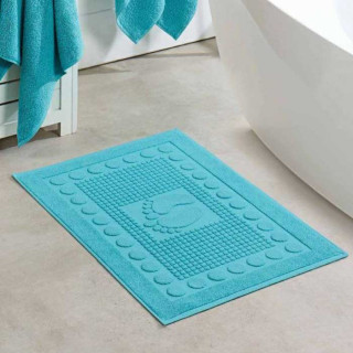 Полотенце махровое для ног TM ZERON EPONJ бирюзовое