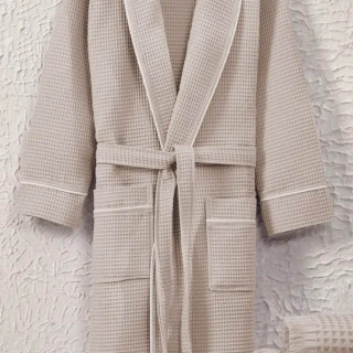 Халат чоловічий вафельний ТМ Zeron Exclusive Bej