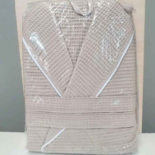 Халат мужской вафельный ТМ Zeron Exclusive Bej