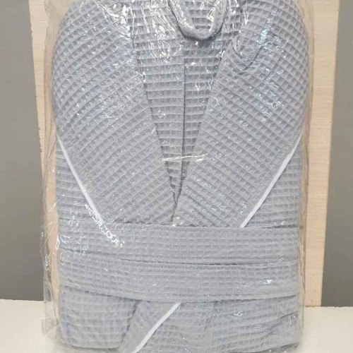 Халат мужской вафельный ТМ Zeron Exclusive Gri