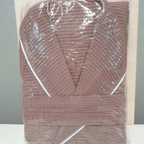 Халат мужской вафельный ТМ Zeron Exclusive Kahve