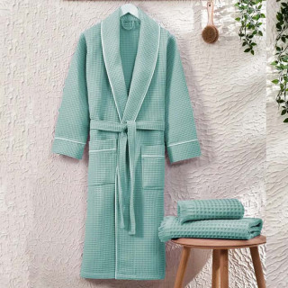 Халат жіночий вафельний ТМ Zeron Exclusive Mint