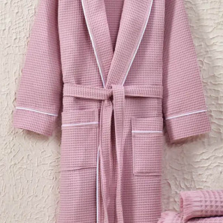Халат жіночий вафельний ТМ Zeron Exclusive Pudra