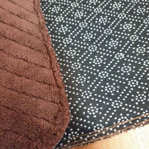 Коврик для ванной Welsoft TM ZERON 53х80 зигзаг серый